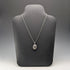 Vintage Sterling Silver Oval Locket Pendant 4.3g with Necklace